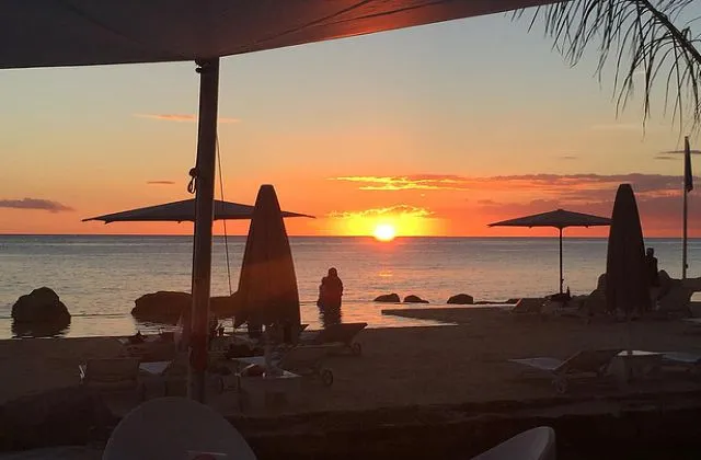 Tracadero Beach Resort coucher de soleil bayahibe